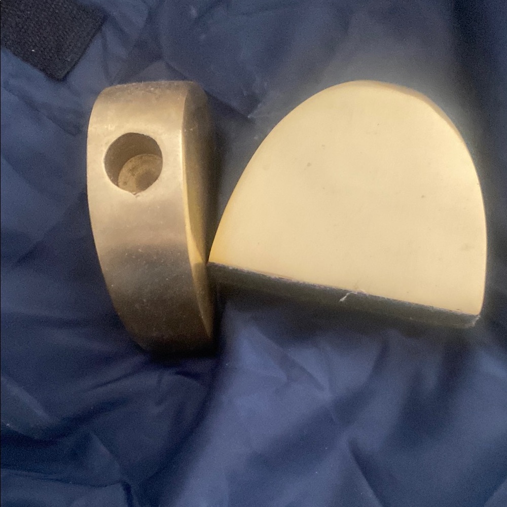 Elegant Gold Bookends